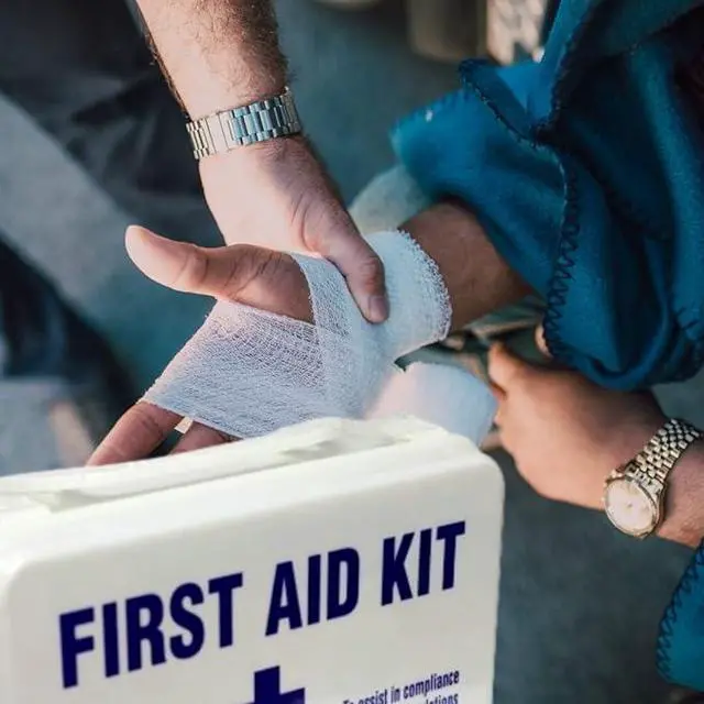 Alt view image 4 of 6 - COMFITWEAR First Aid Emergency Kit Minor Emergencies ANSI Compliant Weatherproof Plastic Case (FAK 2- For  25 Persons)