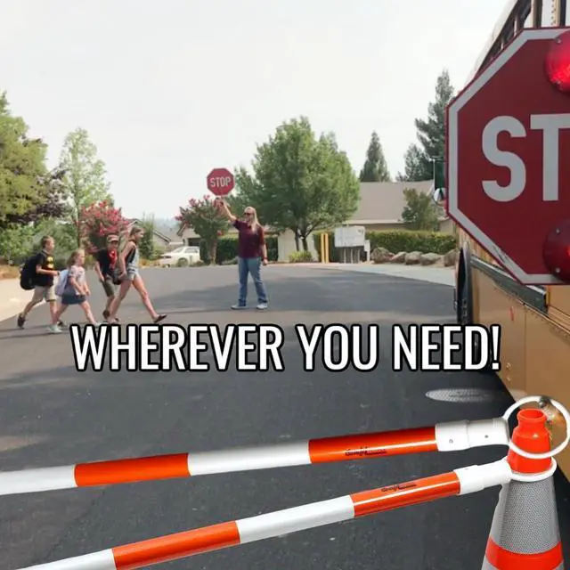 Alt view image 4 of 7 - COMFITWEAR Delineator Safety Cone Sticks Traffic Safety for Hazards Road Work Construction Parking Lots Driveways Assorted Packs (3)