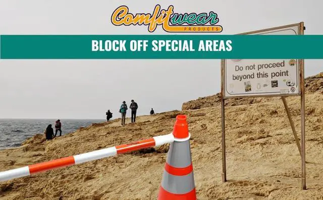 Alt view image 7 of 7 - COMFITWEAR Delineator Safety Cone Sticks Traffic Safety for Hazards Road Work Construction Parking Lots Driveways Assorted Packs (3)