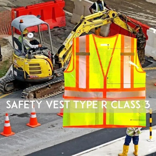 Alt view image 3 of 7 - COMFITWEAR High Visibility Safety Vests for Construction,Work School Outdoor Sports Traffic Safety Orange/Yellow (6 Pack, X-LARGE)