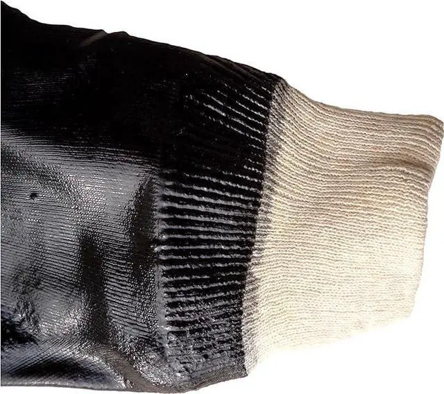 Alt view image 2 of 7 - Comfort Lined Heavy Duty PVC Coated Chemical Resistant Clean Room Gloves Knit Gloves PACK OF 12