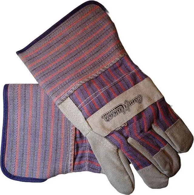 Main image of COMFITWEAR Heavy Duty Leather Palm Economy Gloves LONG CUFF Fully Lined Leather Palm Value Great For Home Garden Office Construction Cotton Backed (Pack of 12)