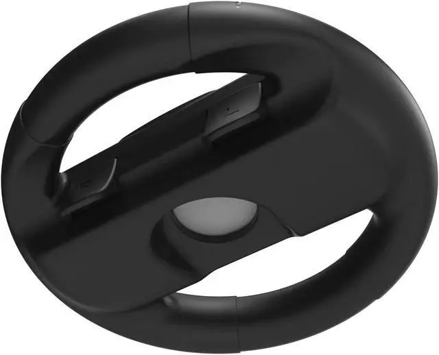 Alt view image 5 of 6 - ZVTE 1PAIR Game Steering Wheel for Nintendo Switch Wheel, Family Game Use Accessories Compatible with Switch JoyCon Controllers Black