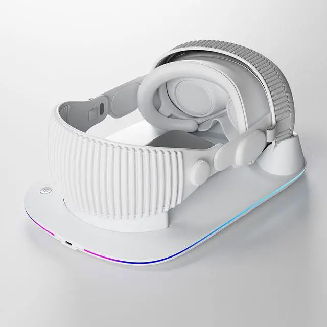 Alt view image 4 of 7 - ZVTE Magnetic Wireless Charging Stand for Apple Vision Pro Charging Dock With Storage function Stand Designed for Apple Vision Pro with power adapter