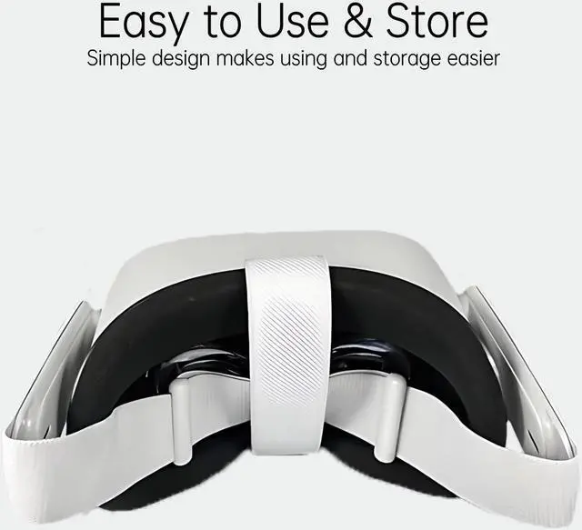 Alt view image 3 of 6 - ZVTE Original Quality Head Strap for Oculus Quest 2, Replacement Head Strap for Meta Quest 2, VR Accessories with 2 Pair Thumb Grip Caps, Oculus Quest 2 Head Strap, Meta Quest 2 Head Strap