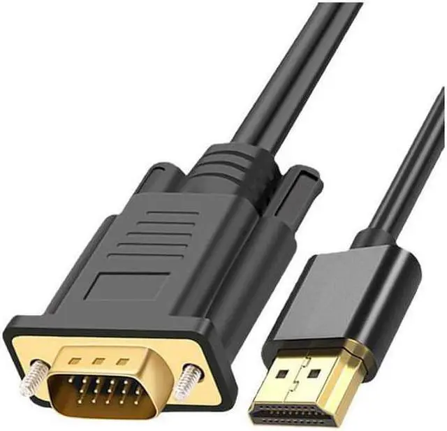 Main image of HDMI To VGA HD 15 Pin Male Transmitting Cable VGA to HDMI Transmiting Cable 5.9 ft