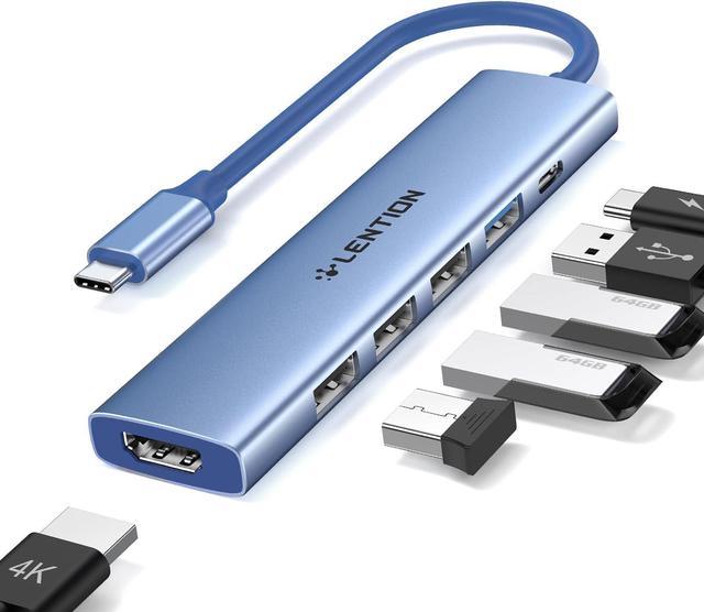 LENTION USB-C to USB 3.0 Hub with 4K HDMI