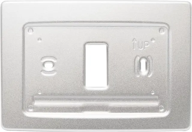 Main image of BLENKL Aluminum Decorative Wall Plate Mount for Emerson Smart Home WiFi Thermostat (Non-Touch Screen, Silver)
