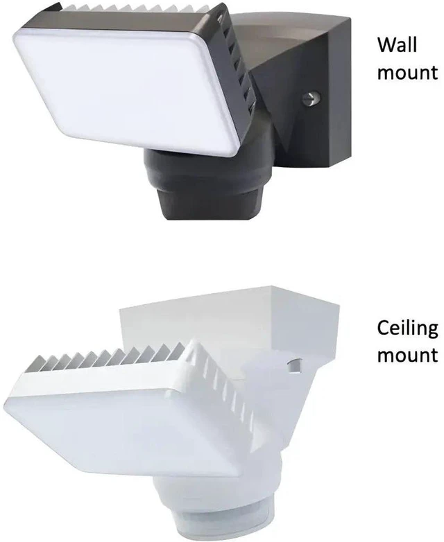 Alt view image 2 of 7 - IQ America LED Motion Security Floodlight ? 1600 Lumen 120V