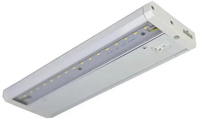 Main image of FLI 12 inch LED Under Cabinet Surface Mount Task Light, Direct Wire, Switch, Dimmable, Linkable, 400 Lumens, 3000K Warm White, 120V, 6.2 Watts, CUL listed, Energy Star Rated