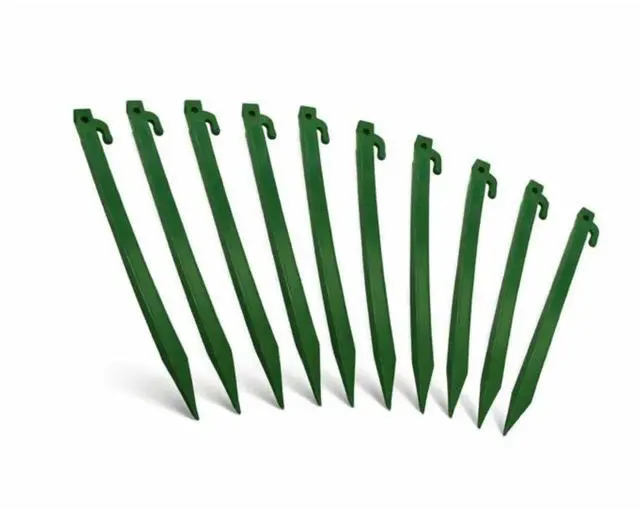 Main image of AnchorStake 10-Pack Heavy Duty Ground Stakes Rust-Free Landscape Anchors