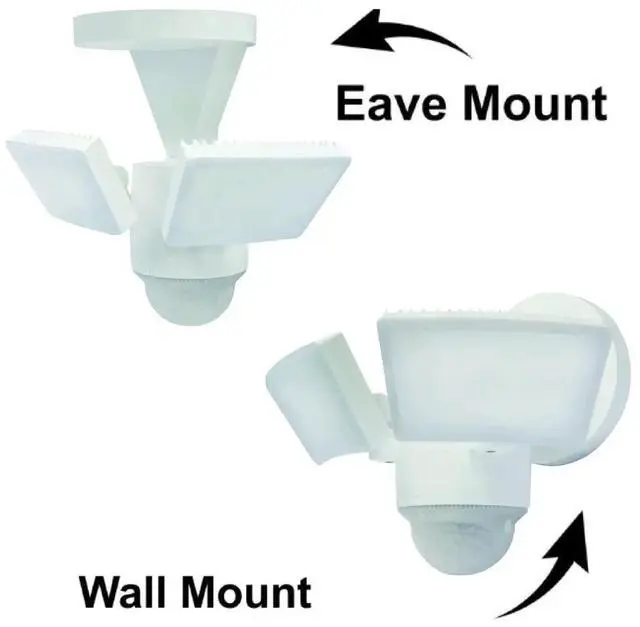 Main image of IQ America LED Motion Security Floodlight ? 1100 Lumen 120V