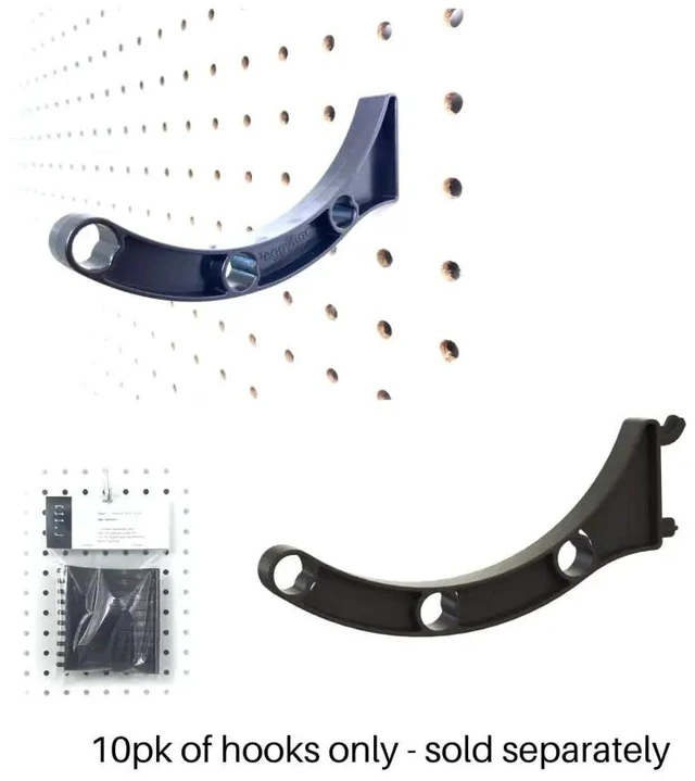 Main image of PeggyBack? Pegboard Organizer Hooks Only ? 10-Pack for Craft Organization, Washi Tape