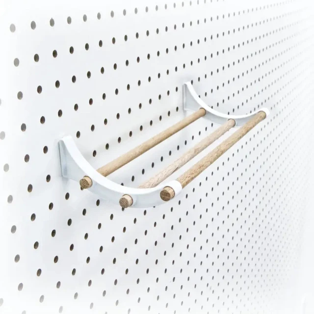 Alt view image 6 of 6 - PeggyBack? Pegboard Organizer Hooks Only ? 10-Pack for Craft Organization, Washi Tape
