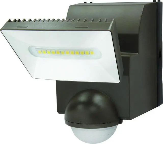 Alt view image 2 of 5 - IQ America LB1850BZ 500 Lumen Battery Operated LED Motion Security Flood Light Wall Eave Universal Mount Indoor Outdoor Closet Shed Storage Attic Workshop Garage Barbeque Safe Light Bronze - OEM