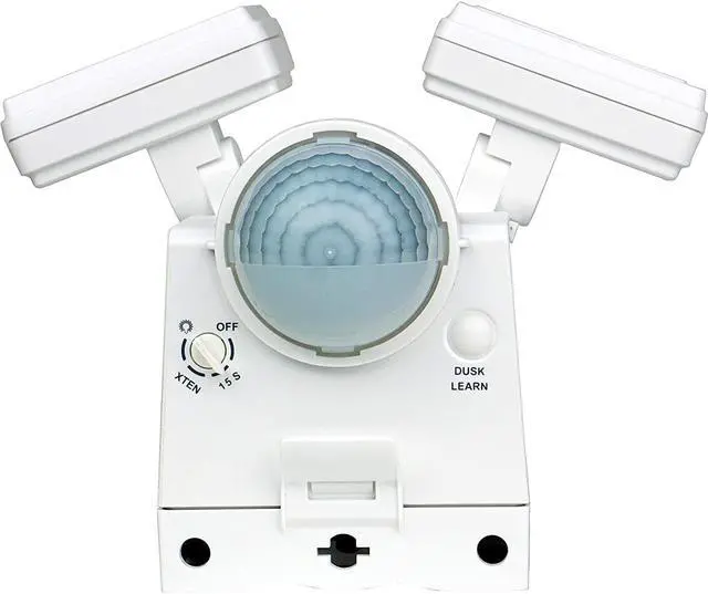 Alt view image 2 of 4 - IQ America LB1870QWH 700 Lumen Battery Operated LED Motion Security Flood Light w L-Bracket  Universal Mount Indoor Outdoor Closet Shed Storage Attic Workshop Garage Safe Barbeque Light WH