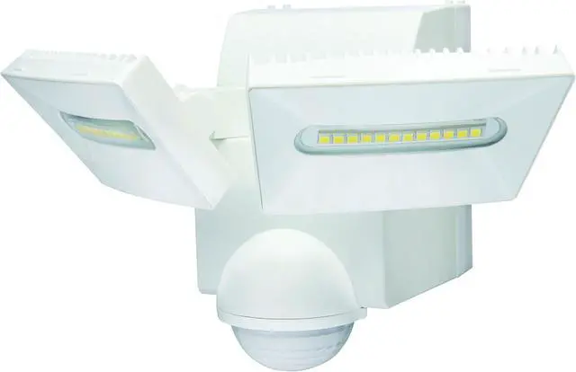 Alt view image 2 of 4 - IQ America LB1880 800 Lumen Battery Operated LED Motion Security Flood Light Wall Eave Universal Mount Indoor Outdoor Closet Shed Storage Attic Workshop Garage Safe Barbeque Light White/Bronze