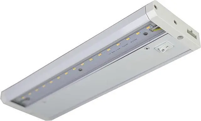 Main image of FLI 12 inch LED Under Cabinet Surface Mount Task Light, Direct Wire, Switch, Dimmable, Linkable, 400 Lumens, 3000K Warm White, 120V, 6.2 Watts, CUL listed, Energy Star Rated