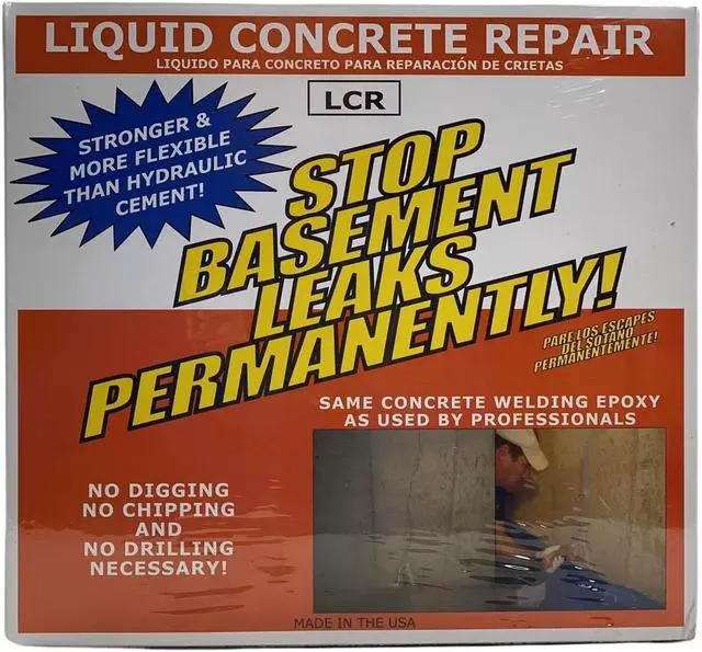Alt view image 3 of 7 - Polygem LCR Epoxy Kit - DIY Concrete Crack Repair Solution - Stops Leaks, Restores Structural Integrity 1 Kit