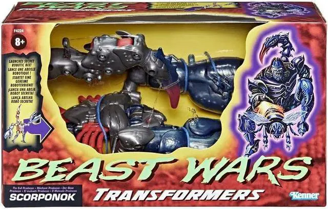Alt view image 10 of 15 - HASBRO TRANSFORMERS VINTAGE BEAST WARS SCORPONOK REISSUE ACTION FIGURE