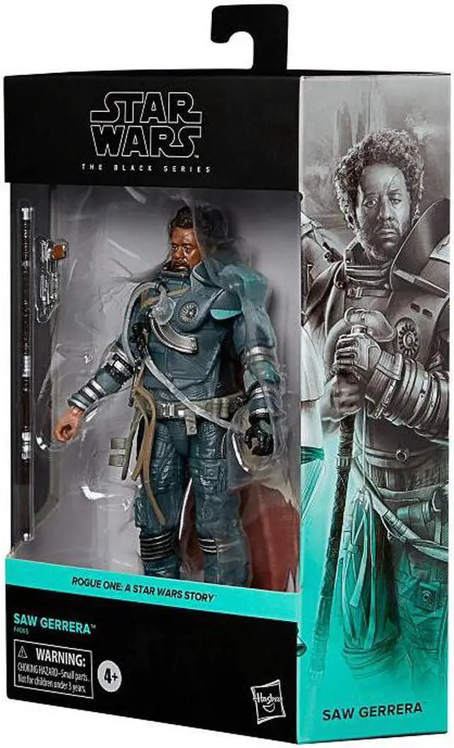 Alt view image 9 of 11 - HASBRO STAR WARS THE BALCK SERIERS DELUXE SAW GERRERA 6" ACTION FIGURE