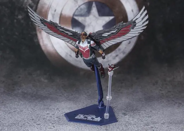 Alt view image 3 of 6 - The Falcon S.H. Figuarts | Bandai Tamashii Nations | Marvel