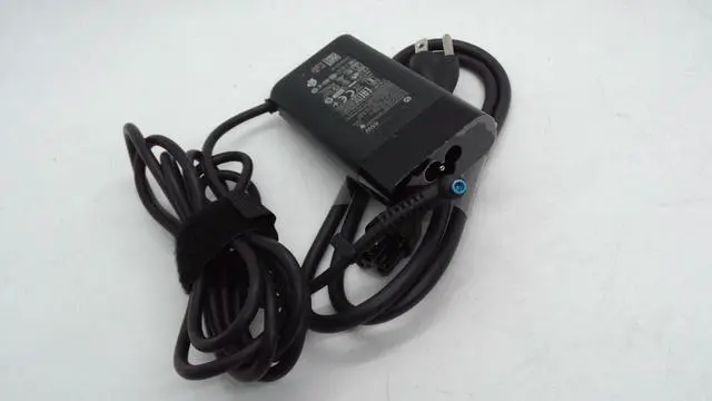 Alt view image 2 of 3 - Genuine HP 65W Laptop AC Adapter Power Supply L23960-003 L24008-001 Blue Tip