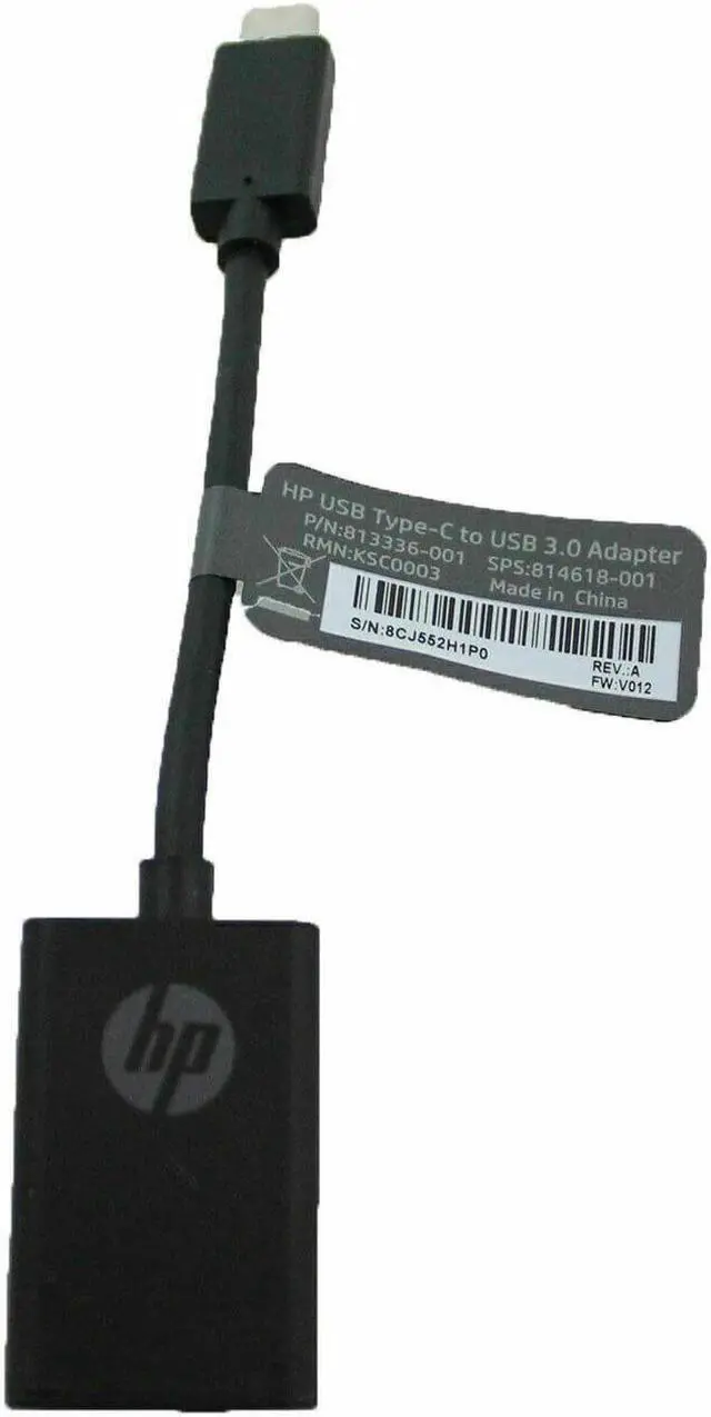 Alt view image 2 of 2 - HP USB Type-C to USB 3.0 Adapter 814618-001 813336-001 814618-001 813335-001