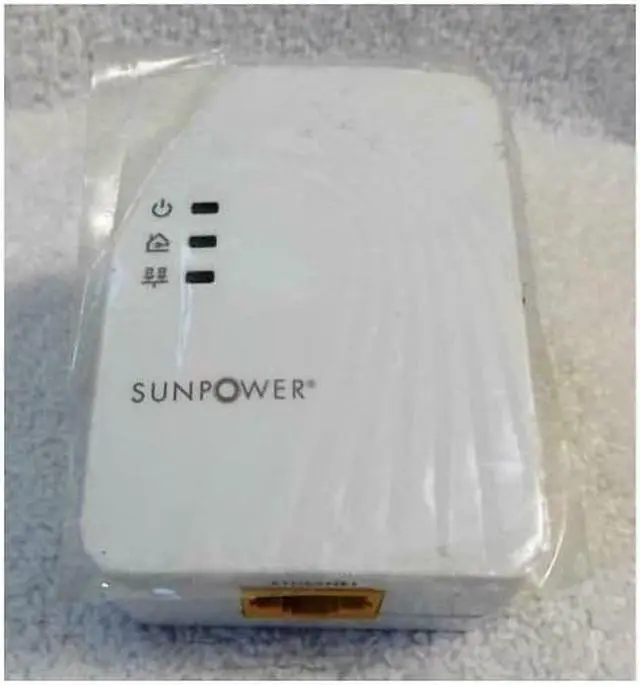 Alt view image 2 of 3 - ZyXEL PLA4101 Network 200 Mbps Ethernet Powerline Wall-Plug Internet Adapter