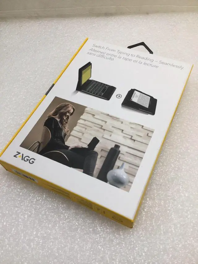 Alt view image 2 of 2 - ZAGG Slim Folio Bluetooth Wireless Keyboard Case for LG G Pad X8.3