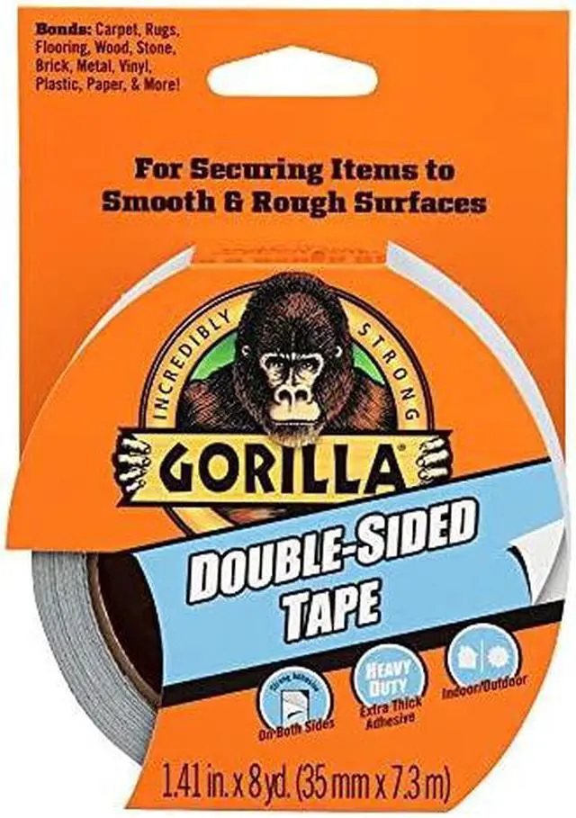 Alt view image 10 of 11 - Gorilla Double-Sided Duct Tape: 1.41 in x 24 ft. (White) - OEM