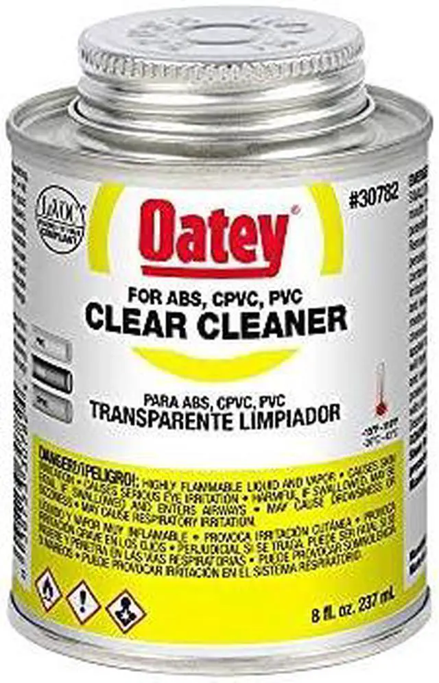 Alt view image 9 of 9 - OATEY 30795 Pipe Cleaner,Low VOC,16 oz.,Clear
