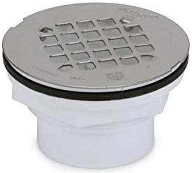 Alt view image 9 of 9 - OATEY 42097 Strainer Shower Drain, PVC, 2", Solvent-Weld