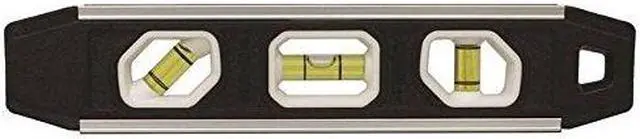 Alt view image 7 of 7 - Johnson Level 9 In. Aluminum Reinforced Magnetic Torpedo Level 1421-0900