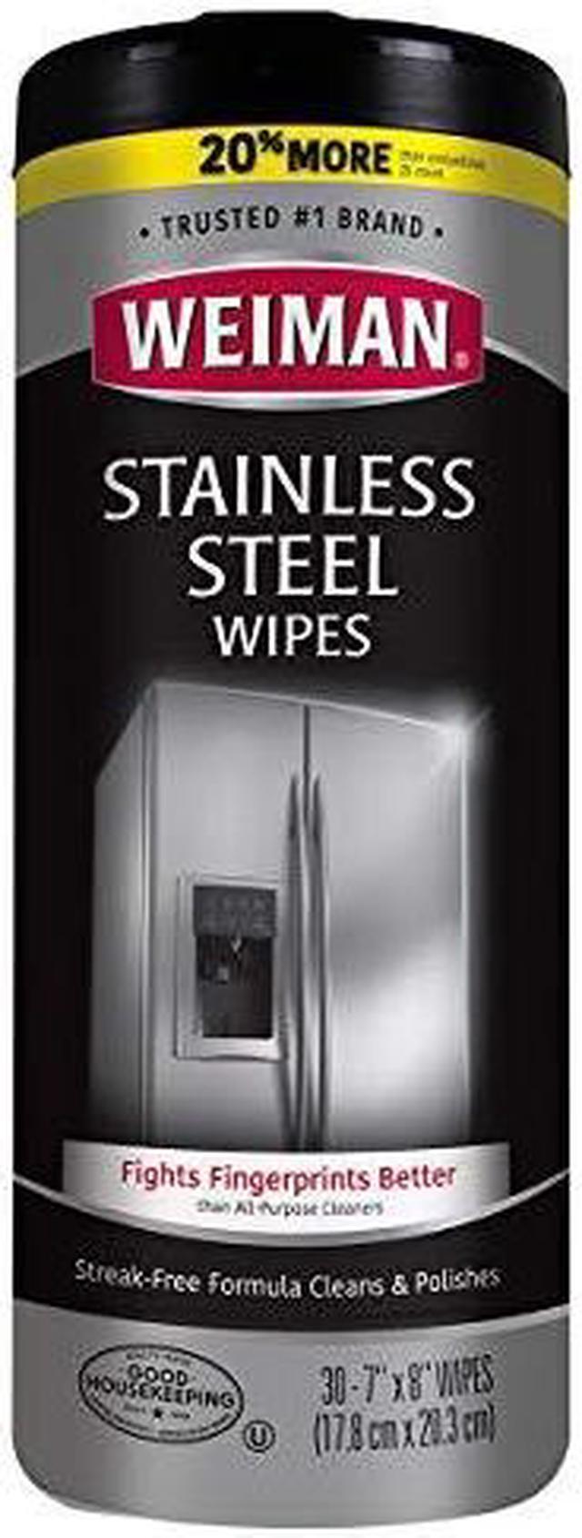 Alt view image 10 of 10 - Stainless Steel Wipes, 7 X 8, 30/canister, 4 Canisters/carton