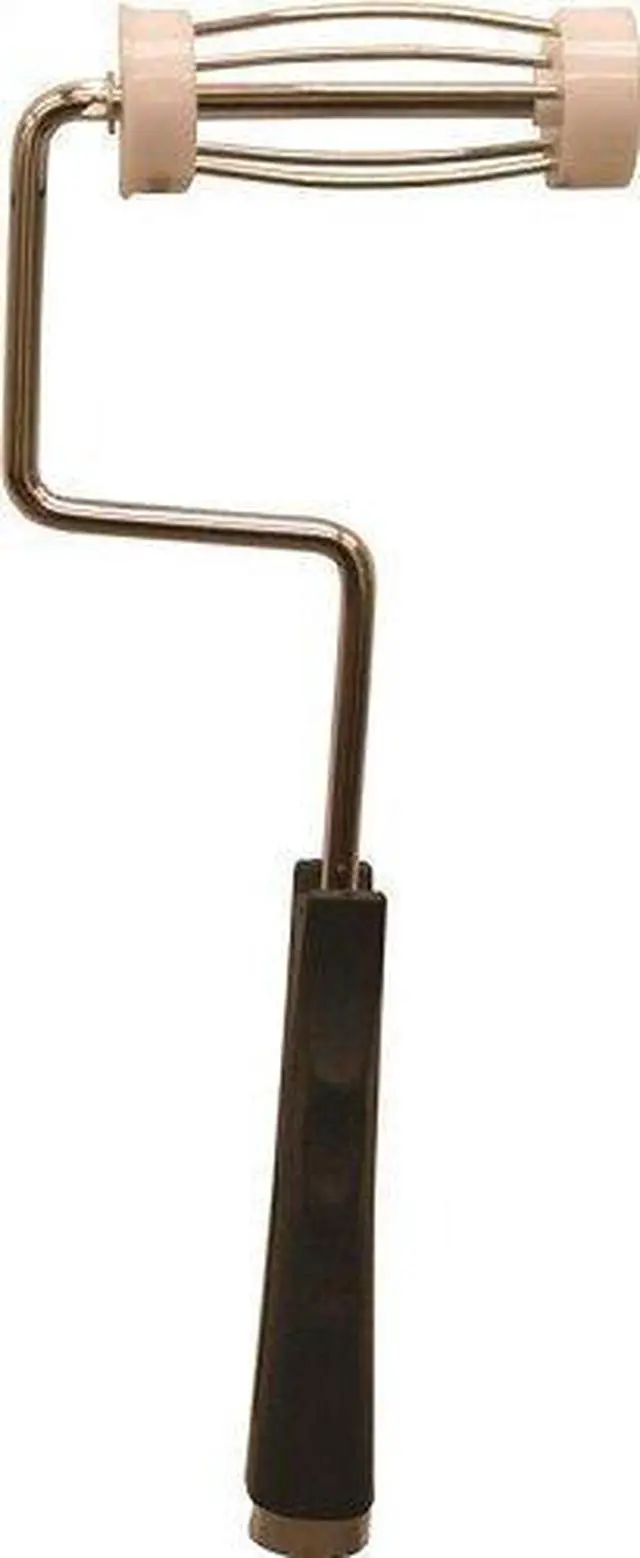 Alt view image 2 of 2 - WOOSTER F0010-4 Paint Roller Frame, 5 Wire Cage, Plastic Handle, 4" Rollers