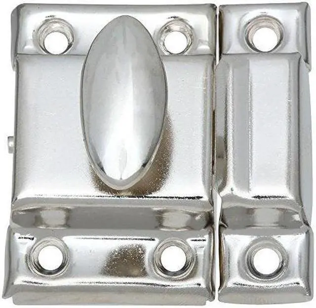 Alt view image 7 of 7 - National, N149-641, Nickel Cupboard Turn, 1 1/4 Inch X 1 3/4 Inch