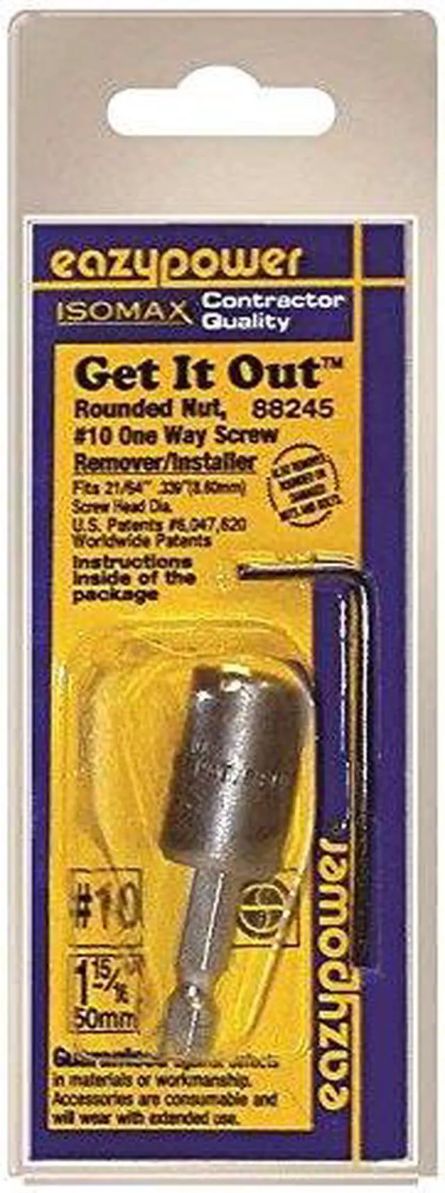 Alt view image 8 of 9 - Eazypower Corp #10 Screw & Nut Remover 88245 Unit: CARD