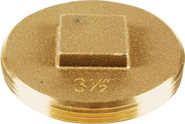 Alt view image 6 of 6 - OATEY 42373 Cleanout Plug,3.5 In,Brass