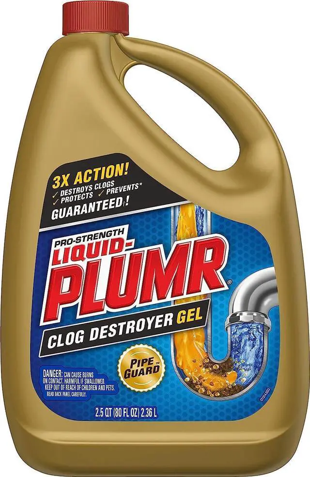 Alt view image 3 of 8 - Pro-Strength Full Clog Destroyer Plus PipeGuard Gel 80 oz 00228