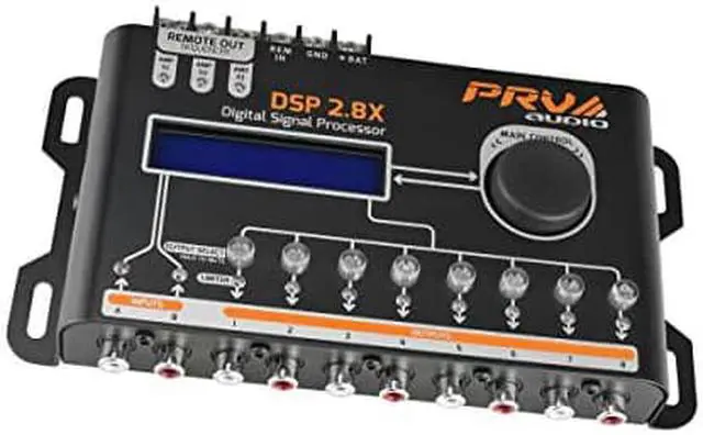 Alt view image 4 of 4 - PRV Audio 8 Channel Digital Signal Processor Crossover and Equalizer DSP 2.8X