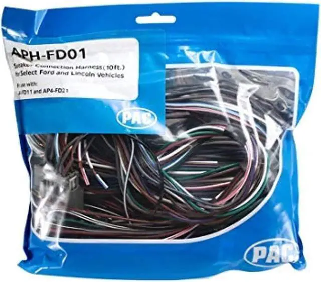 Alt view image 10 of 10 - PAC APHFD01 PAC 10 foot speaker connection harness for select 2007-2020 Ford & Lincoln vehicles