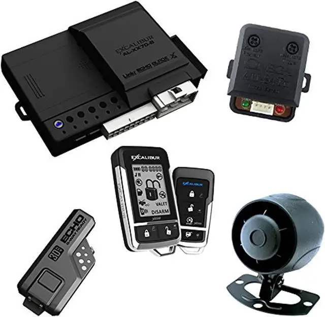 Alt view image 2 of 3 - Excalibur AL-1870-3DB 2-Way Paging Remote Start System New (AL18703DB)