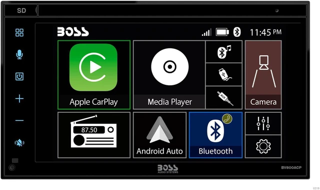 Alt view image 15 of 16 - BOSS Audio Elite BV800ACP 2-DIN 6.75" w/ Bluetooth, Digital Media Receiver
