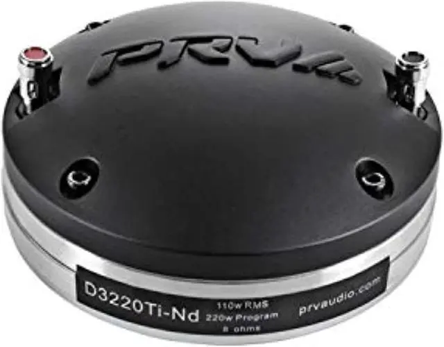Alt view image 4 of 12 - PRV Audio Pro Compression Driver 2" Exit Titanium Diaphragm 220W Max D3220Ti-Nd
