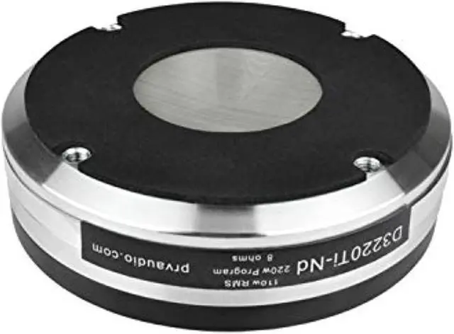 Alt view image 6 of 12 - PRV Audio Pro Compression Driver 2" Exit Titanium Diaphragm 220W Max D3220Ti-Nd