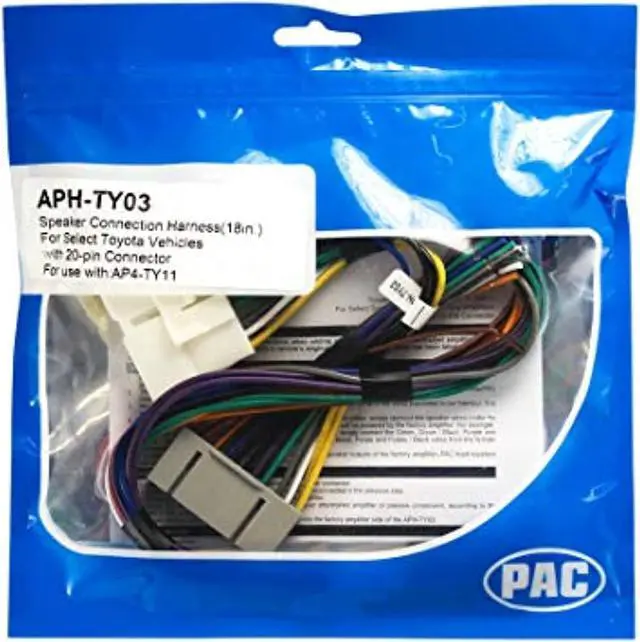 Alt view image 2 of 3 - PAC APH-TY03 Speaker Connection Harness for 2003-10 Toyota w/Amplified Systems