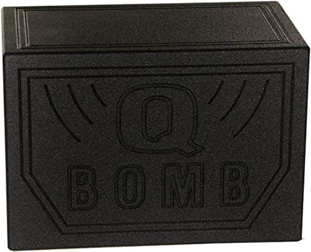 Alt view image 14 of 20 - QPower QBOMB10VL Single 10" Vented Ported Car Subwoofer Sub Box Enclosure QBOMB
