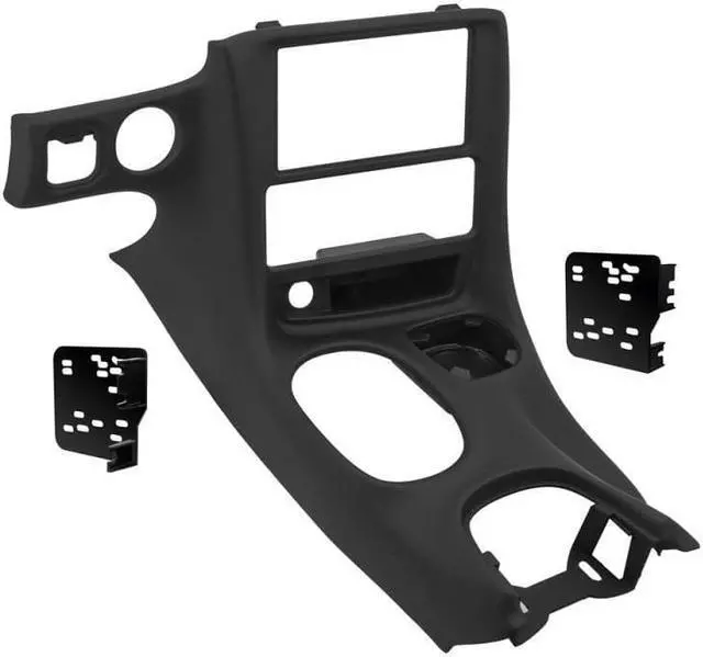 Alt view image 11 of 11 - Metra DP-3021B Black Double DIN Stereo Dash Kit for 1997-2004 Chevrolet Corvette