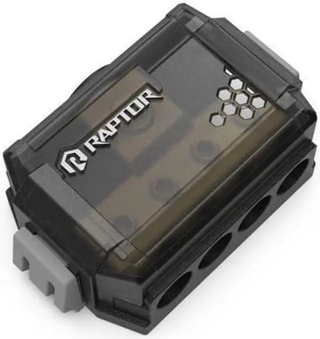 Alt view image 5 of 6 - Raptor RDB2 MID SERIES 4-Position 24K Gold Plated Ground Distribution Block